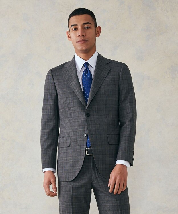 J.PRESS MEN 【ESSENTIAL CLOTHING】ラスティックグレナカート スーツ グレー系4