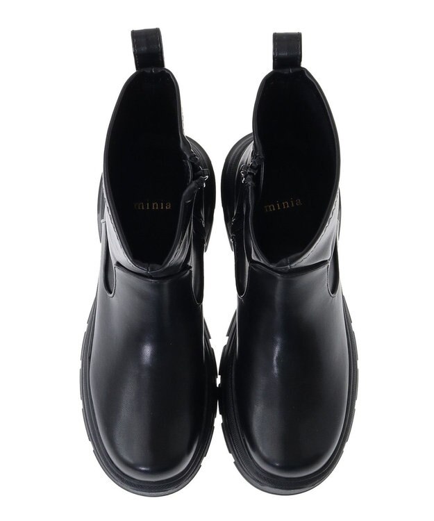 Green Parks ・ｍｉｎｉａ　ストレッチショートブーツ Black