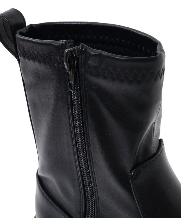 Green Parks ・ｍｉｎｉａ　ストレッチショートブーツ Black