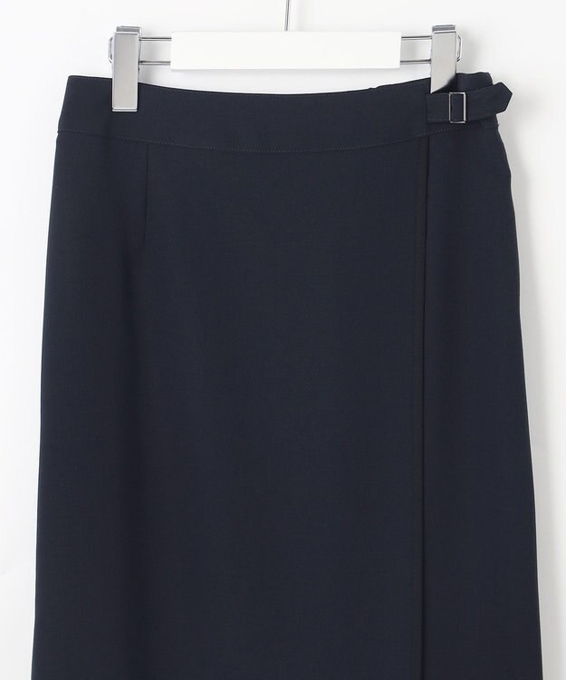 J.PRESS LADIES 【洗える】RELAXIONツイル スカート ネイビー系
