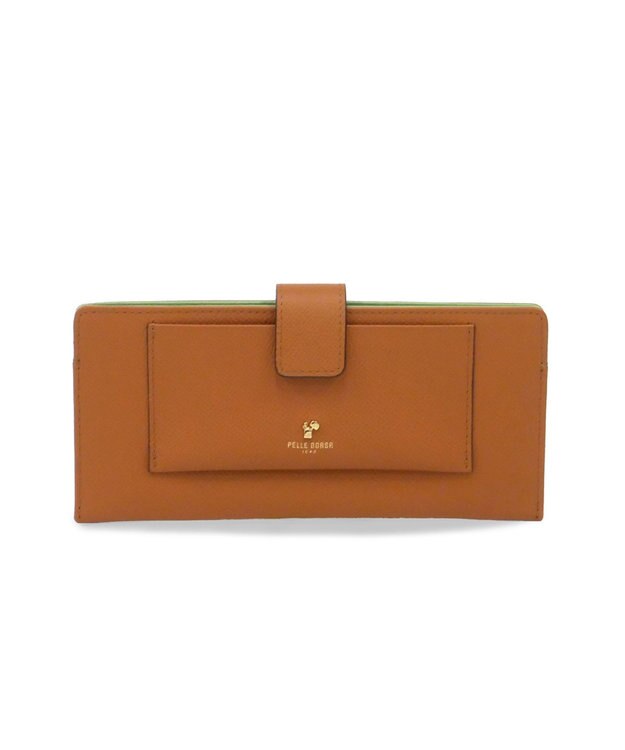 PELLE BORSA スリムウォレット French Calf Goods 3303 キャメル