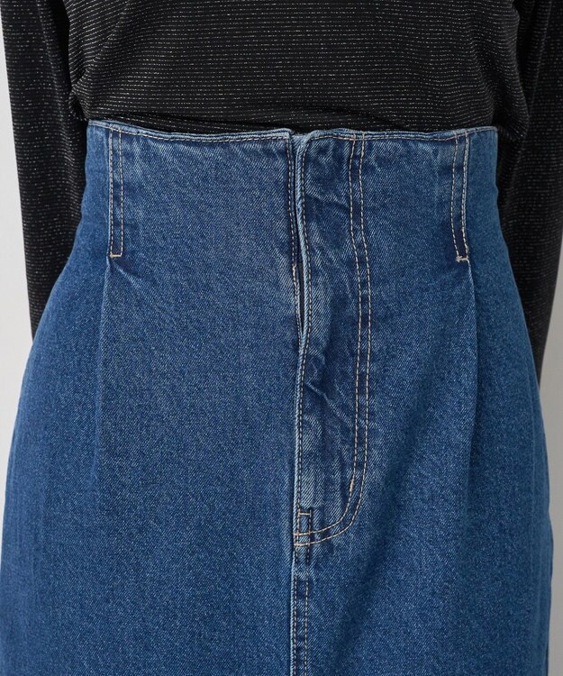 earth music&ecology ナローデニムスカート Medium Indigo