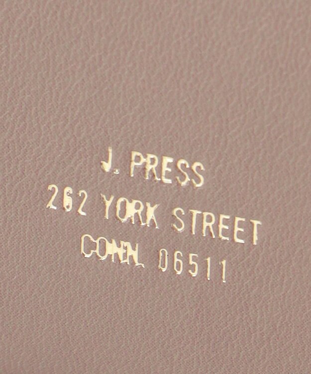 J.PRESS LADIES 【WEB限定カラーあり・セットアイテム・撥水加工・A4サイズ収納可】ポーチ付き PRINTED トート バッグ ネイビー系