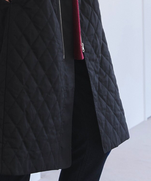 Tiaclasse 中綿キルティングコート ブラック