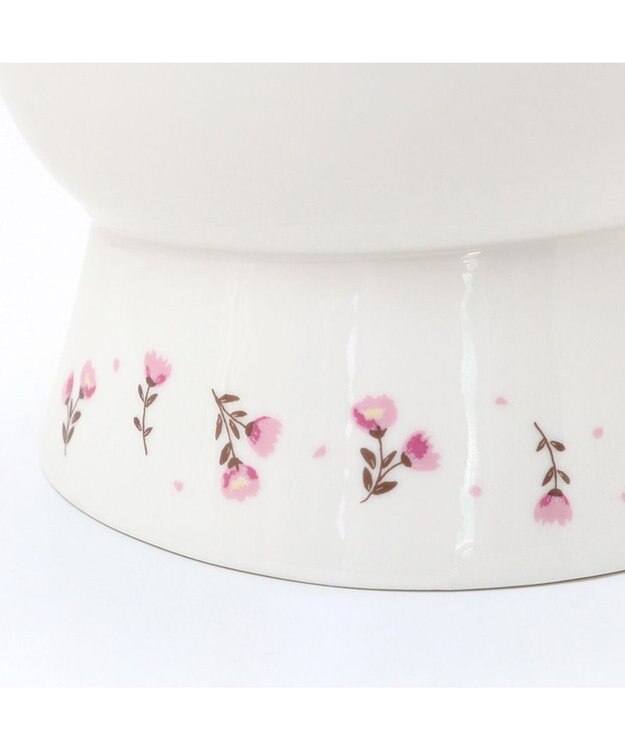 PET PARADISE ペットパラダイス 早食い防止 高さのある フードボウル 《お花 》 お花