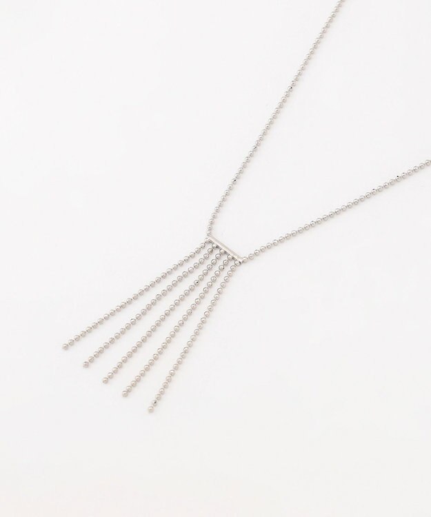 23区 フリンジ ネックレス シルバー系