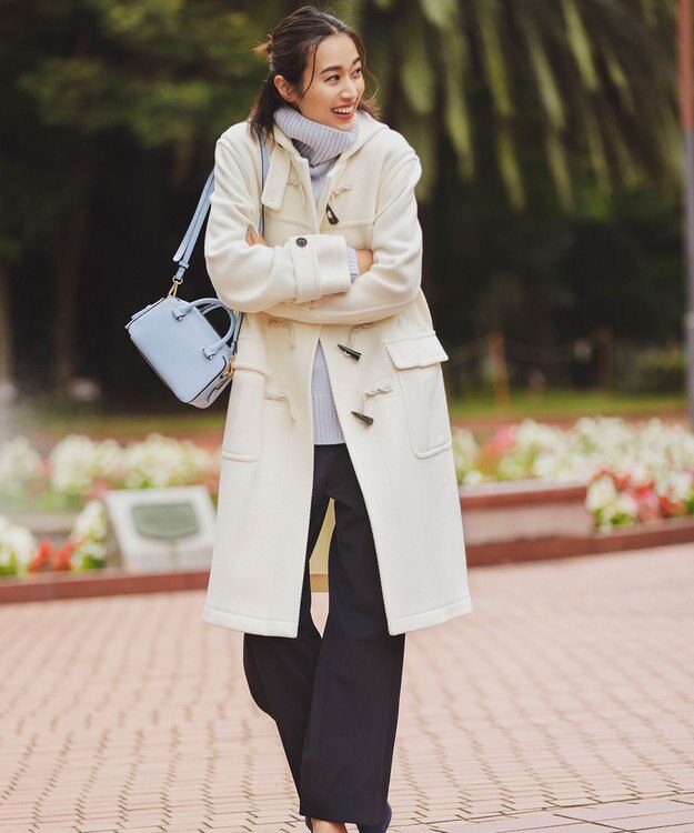 UNFILO 【洗える】マイニチカラー ニット スカイブルー系