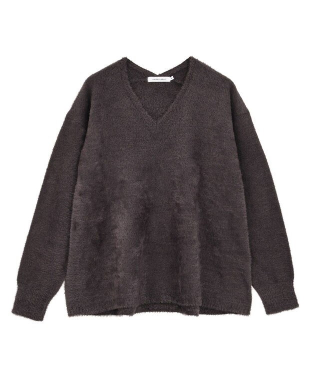 AMERICAN HOLIC Ｖネックフェアリーニットプルオーバー Brown