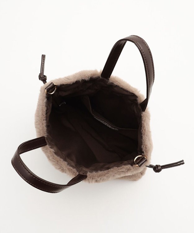 ANY ドロストファーショルダーバッグ モカ