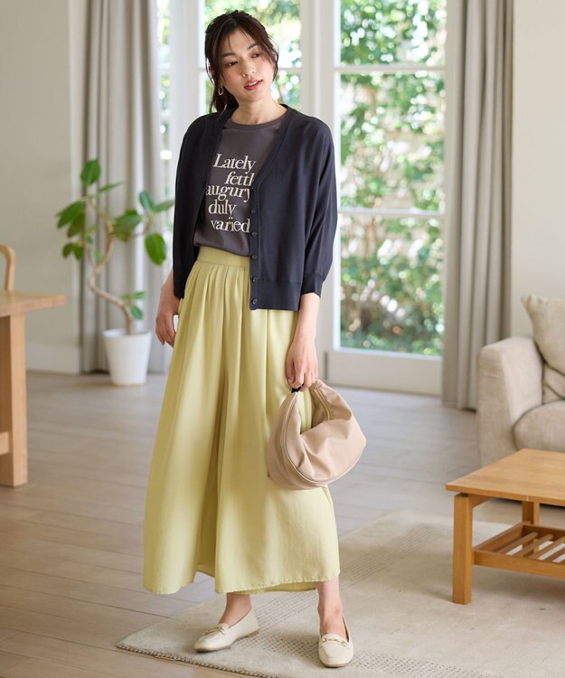 ANY L 【接触冷感/UVカット/抗菌防臭/手洗い可/アンチピリング】ファンクションカーディガン チャコール