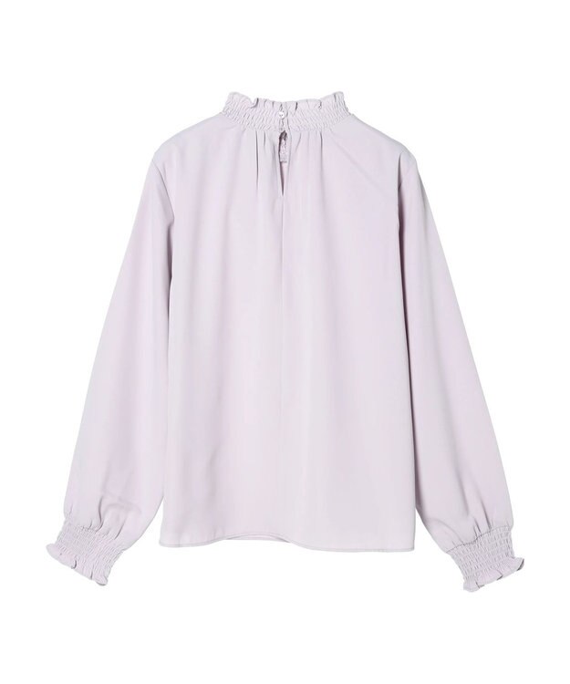 earth music&ecology シャーリングブラウス Light Pink