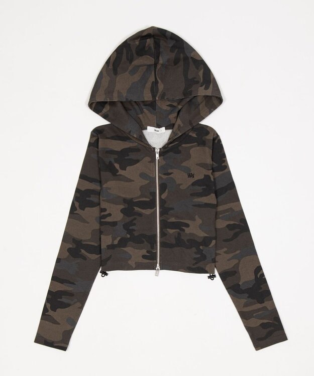 WEGO リブジップパーカー 柄1