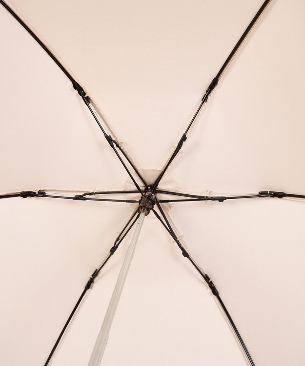 MOONBAT POLO RALPH LAUREN(ポロ ラルフローレン) 折りたたみ傘 ロゴ刺繍 バイカラー ベージュ