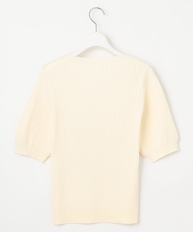 Feroux 【セットアイテム・洗える】パフスリーブニット×キャミソール ワンピース ブラック系2