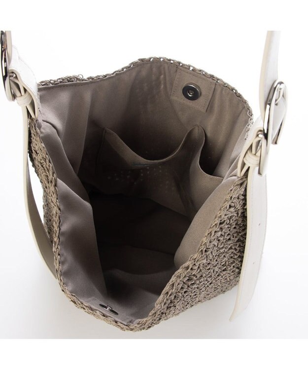 UNBILLION カシュカシュ cachecache / フリーハンドルクロッシュトート カゴバッグ GY