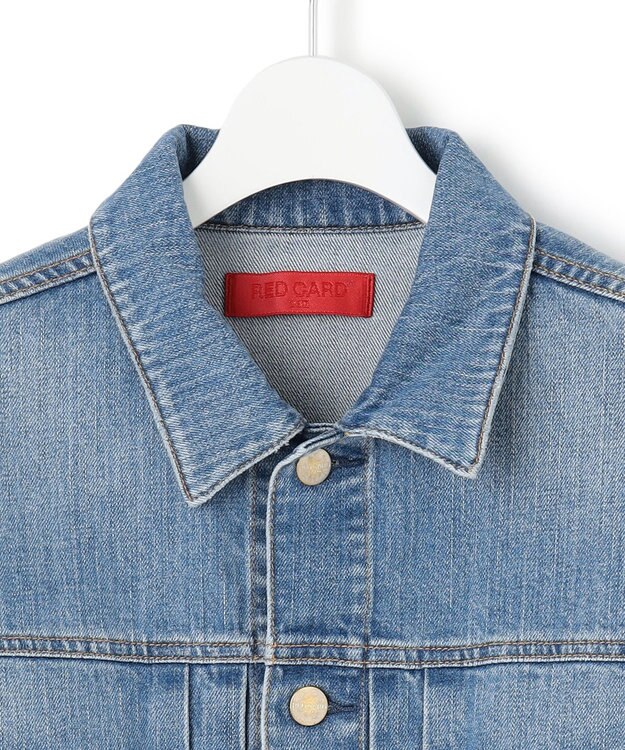 23区 L 【Oggi3月号掲載/RED CARD TOKYO×23区】ショート丈 デニム ジャケット ライトブルー系