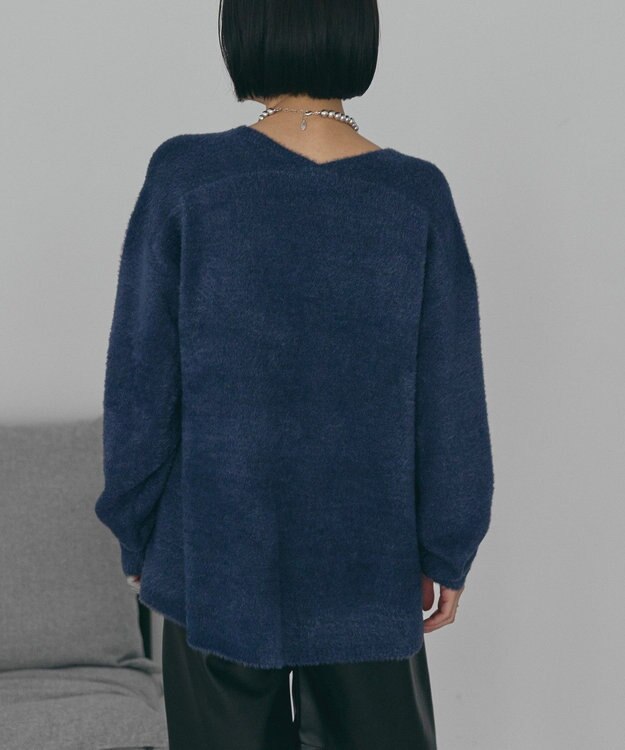 AMERICAN HOLIC Ｖネックフェアリーニットプルオーバー Navy