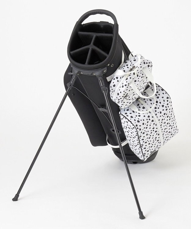 PW CIRCULUS 新作【UNISEX】デタッチャブル キャディバッグ　取っ手付ポーチ・シューズケース付  ゴルフ ブラック系