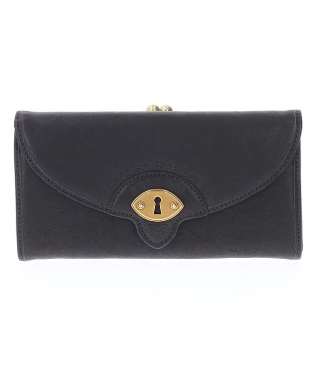 ANNA SUI キーホール 外口金長財布 クロ