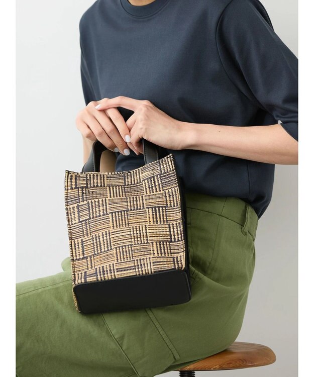 AMERICAN HOLIC 異素材スクエア２ＷＡＹＢＡＧ Black