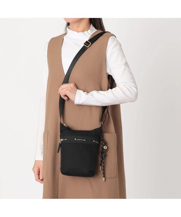 LANVIN en Bleu トゥリズム ミニショルダーバッグ ブラック