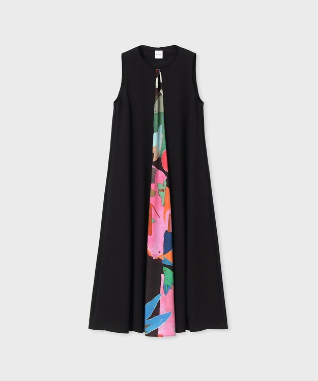 Paul Smith River Collage パネル ワンピース ブラック
