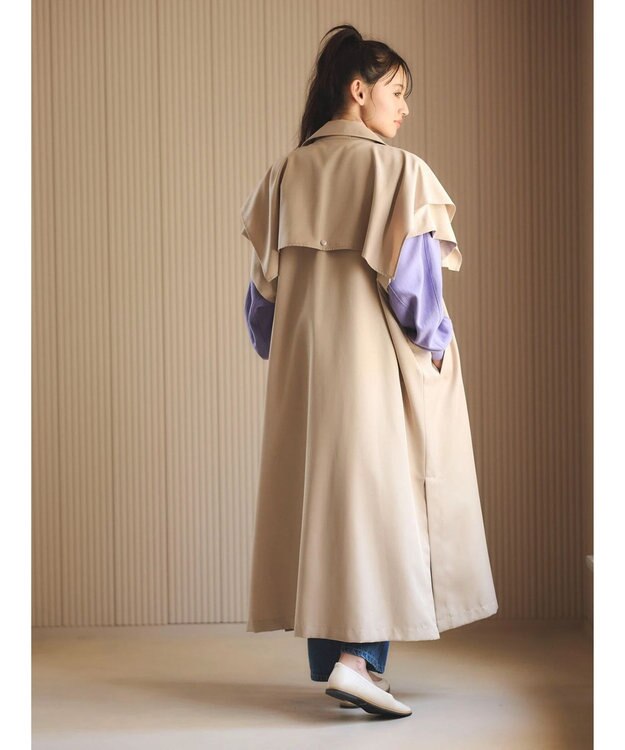 Green Parks ・ＥＬＥＮＣＡＲＥ　ＤＵＥ　トレンチロングベスト Beige