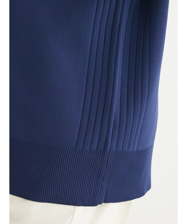 Green Parks かるい クルーネックカーディガン Navy