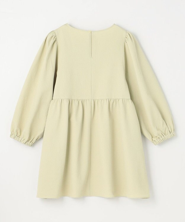 ANY L サッカーパフスリーブブラウス ライム