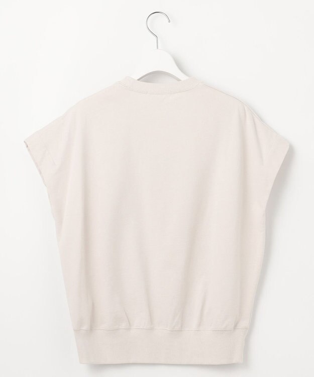 23区 【SLOW/WEB限定】コンパクトインレー フレンチスリーブ カットソー オイスター