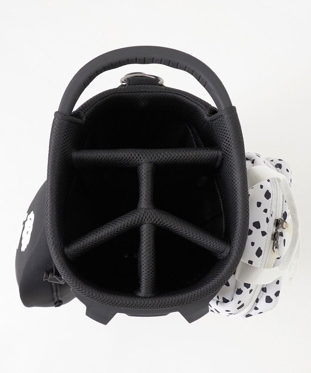 PW CIRCULUS 新作【UNISEX】デタッチャブル キャディバッグ　取っ手付ポーチ・シューズケース付  ゴルフ ブラック系