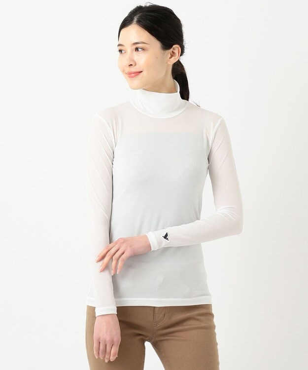 23区GOLF 累計販売枚数3万枚！【WOMEN】【UV/吸汗速乾】30d かのこ インナー(無地) ホワイト系