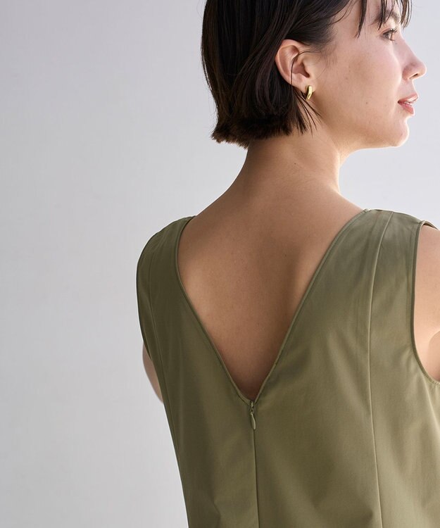 UNFILO L 【GOCOCi/ワコール】FINE MOVE コクーンワンピース カーキ