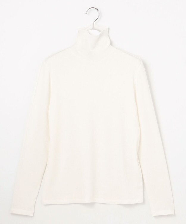 J.PRESS LADIES S カシミヤシルクリブタートル カットソー アイボリー系