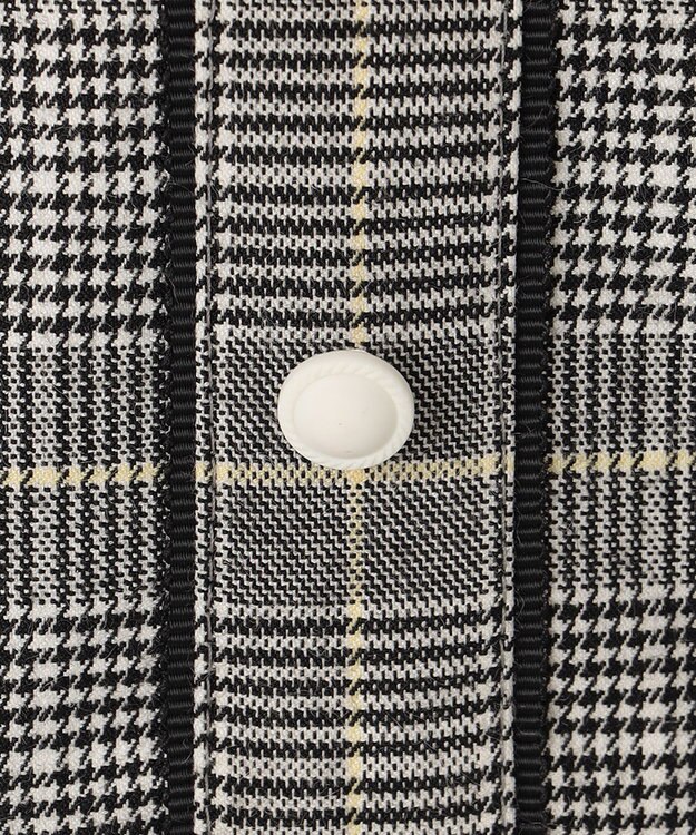 組曲 KIDS 【110-140cm】グレンチェック ワンピース グレー系3