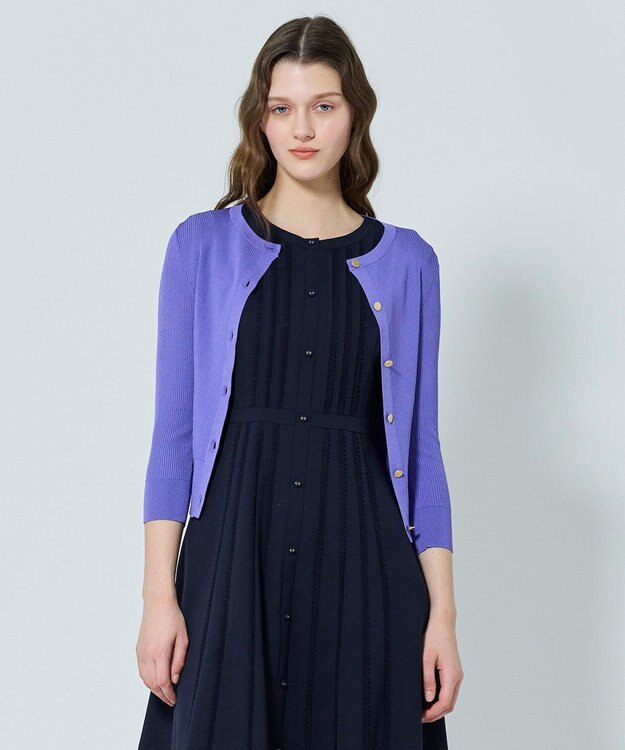 TOCCA 【泉里香さん着用】AUTUMN TIME カーディガン パープル系