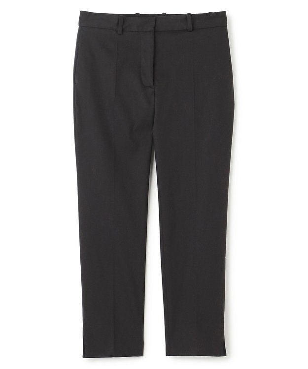 JOSEPH ライトギャバジンストレッチ　テーパードトラウザーズ Black