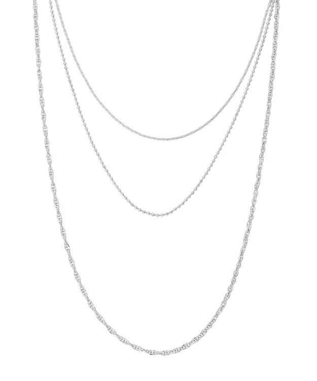 Green Parks ・ＨＡＬＦ　ＴＩＭＥ　サージカル３レンチェーンネックレス Silver