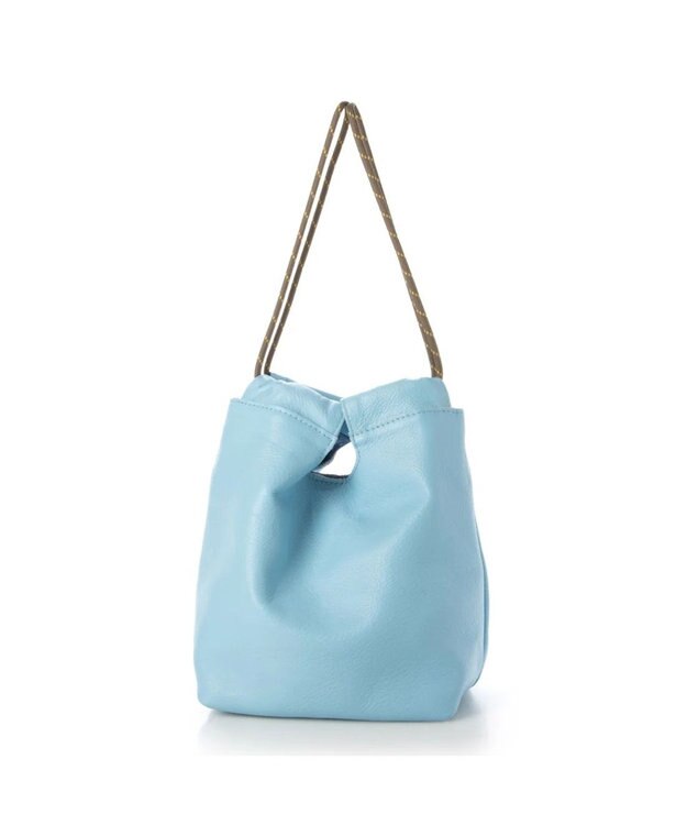 UNBILLION perche 牛革ソフト3wayコードハンドルバッグ サックスブルー