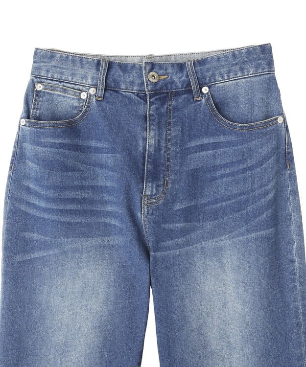 YECCA VECCA カットオフストレッチデニムパンツ Indigo