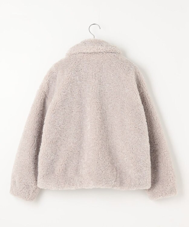 Feroux 【古畑星夏さん着用】ボア ブルゾン ライトグレー系