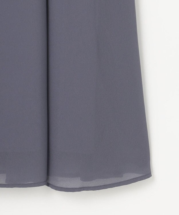 ANY SIS S 【Lily Calin】ラッフルディテール ドレス スモーキーブルー