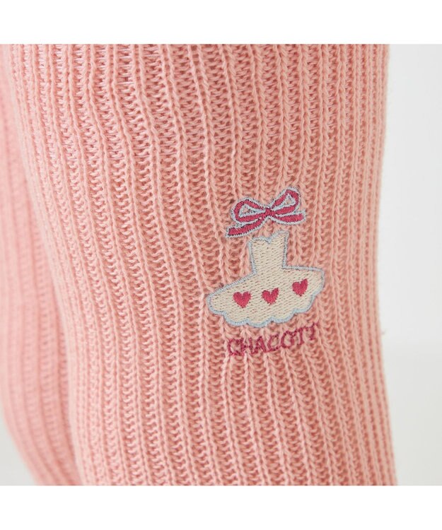 Chacott キッズ レッグウォーマー ピンク