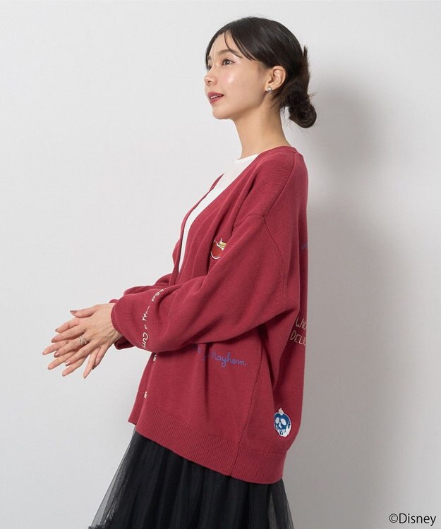 earth music&ecology Ｖｉｌｌａｉｎｓ　クイーン／ニットカーディガン Bordeaux