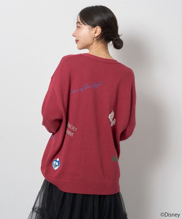 earth music&ecology Ｖｉｌｌａｉｎｓ　クイーン／ニットカーディガン Bordeaux