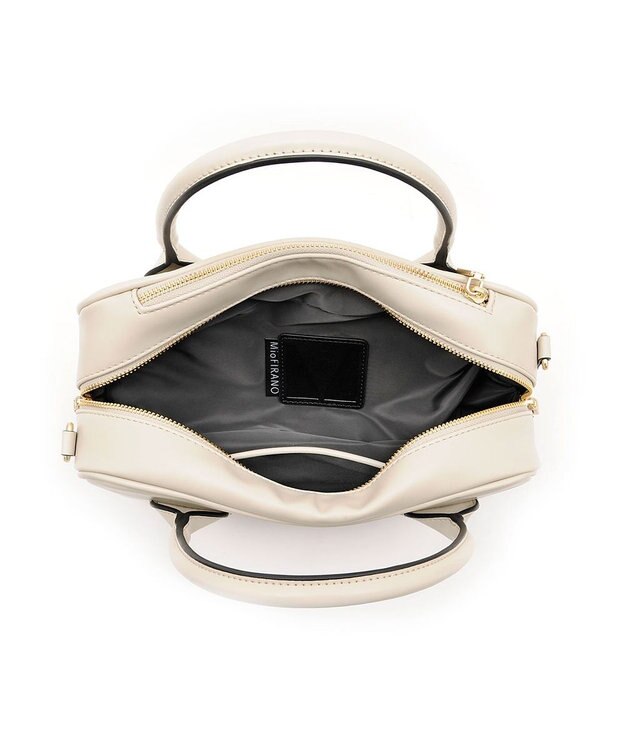 MioFIRANO SILHOUETTE U001 ボストンバッグ IVORY