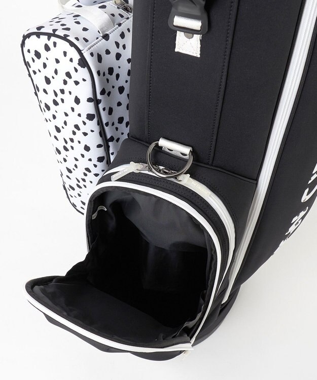 PW CIRCULUS 新作【UNISEX】デタッチャブル キャディバッグ　取っ手付ポーチ・シューズケース付  ゴルフ ブラック系