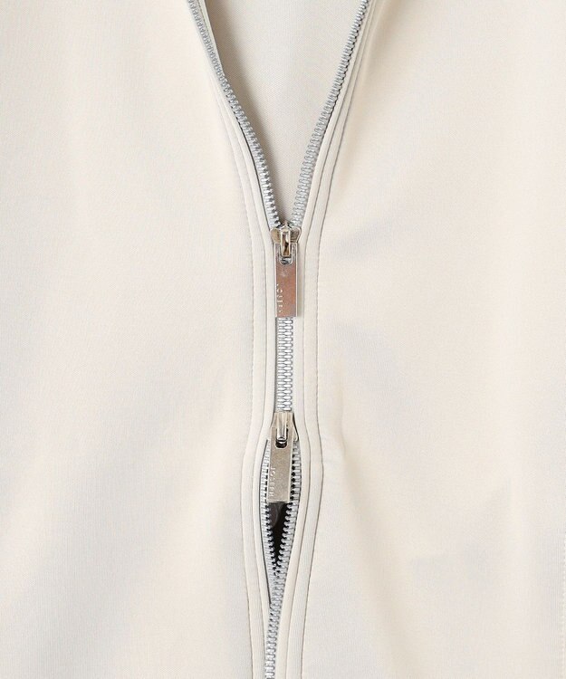 JOSEPH HOMME ストレッチダブル ジャージー　ZIP UPフーディー アイボリー系