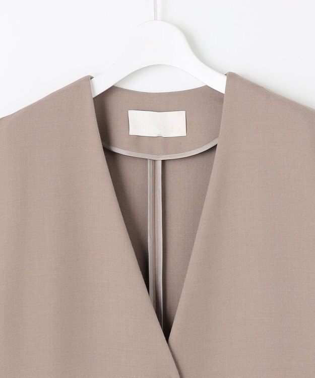 自由区 【2WAY】ライトウールダブルクロス ジャンパースカート ライトグレー系