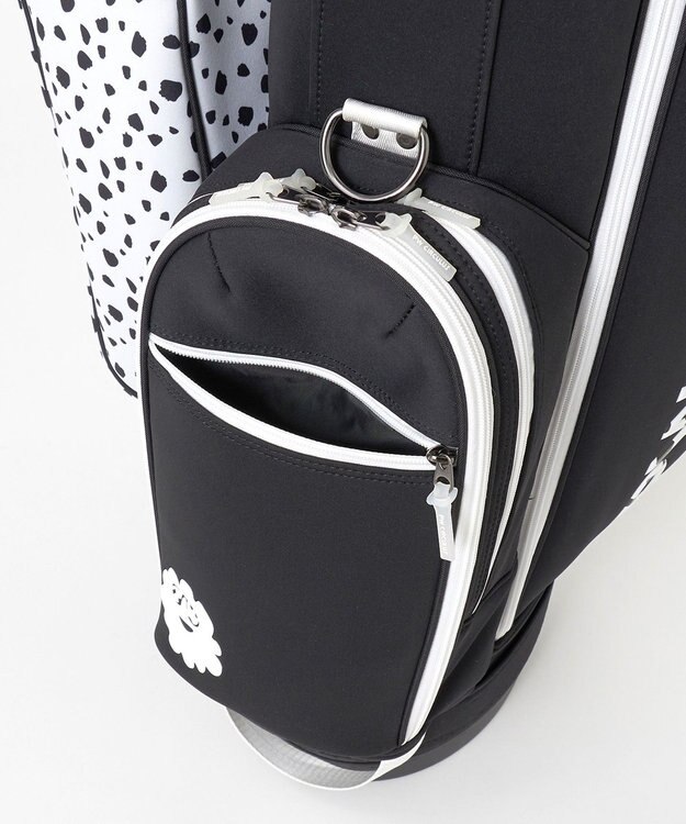 PW CIRCULUS 新作【UNISEX】デタッチャブル キャディバッグ　取っ手付ポーチ・シューズケース付  ゴルフ ブラック系